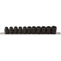 Jeu de douilles, 11 Mcx, Chocs, Prise de 1/2" Action Paper