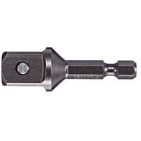 Adapter & Extension, 1/4" Drive Size, 1/2" Male Size, Ball, 2" L Action Paper