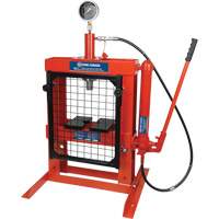 Hydraulic Shop Press with Grid Guard, 10 Tons Capacity UAI716 | Action Paper
