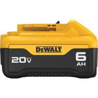 Max XR&reg; Premium Battery Pack, Lithium-Ion, 20 V, 6 Ah Action Paper