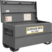 Jobsite Storage Box, 48" x 24" x 27-13/16", Steel, Grey Action Paper