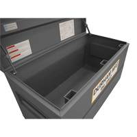 Jobsite Storage Box, 48" x 24" x 27-13/16", Steel, Grey Action Paper
