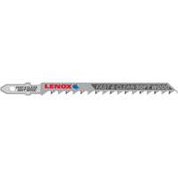 Clean Cutting Wood Jigsaw Blade, Bi-Metal, T-Shank, 4" L, 6 TPI Action Paper