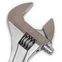 Adjustable Wrench - Boxed, 10" L, 1-5/16"/34 mm Max Width, Chrome Action Paper