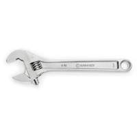 Adjustable Wrench - Bagged, 8" L, 1-1/8"/29 mm Max Width, Chrome Action Paper