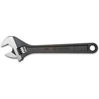 Adjustable Wrench - Boxed, 12" L, 1-1/2"/39 mm Max Width, Black Oxide Action Paper