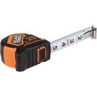 Magnetic Double-Hook Tape Measure, 25', Imperial Graduations Action Paper