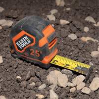 Magnetic Double-Hook Tape Measure, 25', Imperial Graduations Action Paper