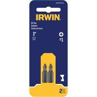 Embouts de tournevis &agrave; ins&eacute;rer, Phillips, #1, Prise 1/4" Action Paper