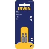 Embouts de tournevis &agrave; ins&eacute;rer, Phillips, #2, Prise 1/4" Action Paper