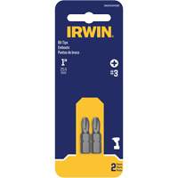 Embouts de tournevis &agrave; ins&eacute;rer, Phillips, #3, Prise 1/4" Action Paper