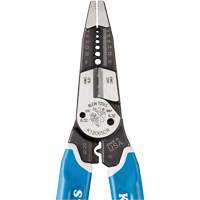 Klein-Kurve&reg; Heavy-Duty Wire Stripper, Cutter & Crimper Multi-Tool, 8-1/4" L, 8 - 20 AWG Action Paper