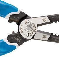 Klein-Kurve&reg; Heavy-Duty Wire Stripper, Cutter & Crimper Multi-Tool, 8-1/4" L, 8 - 20 AWG Action Paper