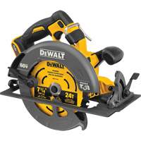 FlexVolt&reg; Max Brushless Circular Saw with Electric Brake (Tool Only), 7-1/4", 60 V Action Paper