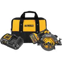 FlexVolt&reg; Max Brushless Circular Saw with Electric Brake Kit, 7-1/4", 60 V Action Paper