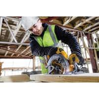 FlexVolt&reg; Max Brushless Circular Saw with Electric Brake Kit, 7-1/4", 60 V Action Paper