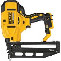 Max XR&reg; 16 Gauge Cordless Straight Finish Nailer (Tool Only), 20 V, Lithium-Ion Action Paper