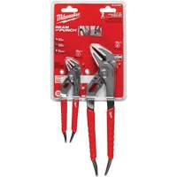 6" & 10" Comfort Grip Straight Jaw Pliers Set, 2 Pieces Action Paper