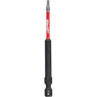 Shockwave Impact Duty Screwdriver Bit, Torx, T-10 Tip, 1/4" Drive Size, 3-1/2" Length Action Paper