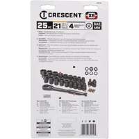 Mechanic's Tool Set, 25 Pcs, 3/8" Drive Size Action Paper