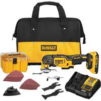 XR&reg; Brushless Cordless 3-Speed Oscillating Multi-Tool Kit, 20 V, Lithium-Ion Action Paper