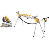 Double Bevel Sliding Compound Mitre Saw with Stand Action Paper