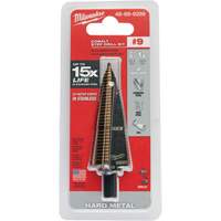 Foret &eacute;tag&eacute;, 7/8"/#9 - #9/1-1/8", Incr&eacute;ments de 1/32", Acier rapide au cobalt Action Paper