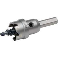 One-Piece Carbide Hole Cutters, 1", 3/16" Depth of Cut Action Paper
