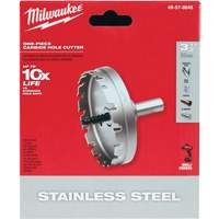 One-Piece Carbide Hole Cutters, 3-1/2", 3/16" Depth of Cut Action Paper