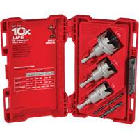 One-Piece Carbide Hole Cutter Set, 4 Pieces, Carbide Action Paper