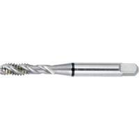 Drillco&reg; Spiral Flute Super High Performance BT Tap, High Speed Steel, 4-40 Thread, 1-7/8" L Action Paper