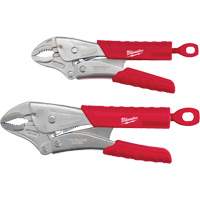 Torque Lock Curved Jaw Locking Pliers Set, 2 Pieces Action Paper