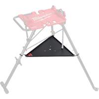 Tablette inf&eacute;rieure pour tr&eacute;pied de nivellement de 6 po avec &eacute;tau &agrave; chaîne Action Paper