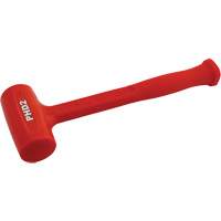 One-Piece Dead Blow Hammer, 1.6 lbs., Smooth Grip, 12-3/4" L Action Paper