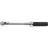 Micrometer Torque Wrench, Click, 1/4" Square Drive, 3.95 - 23.16 N.m/30 - 200 in-lbs. Action Paper