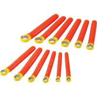 Insulated 12 Point Metric Box End Wrench Set, 1000 V, 12 Pcs Action Paper