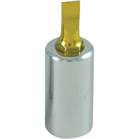 Gold Tip Screwdriver Bit, Slot, 15/64", 1/4" Drive Action Paper