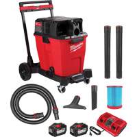 M18 Fuel Cordless Dual-Battery Wet/Dry Vacuum, 18 V, 12 gal. Capacity Action Paper