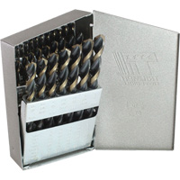 Triumph&reg; MRO Plus&reg; Jobber Length Drill Bit Set, 29 Pieces, High Speed Steel Action Paper