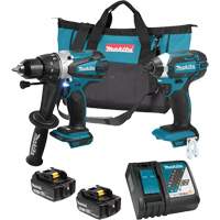 LXT Cordless 2-Tool Combo Kit, Lithium-Ion, 18 V Action Paper