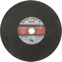 A30R Super Chop Stud-Cutting Cut-Off Wheel, 14" x 3/32", 1" Arbor, Type 1, 4400 RPM Action Paper