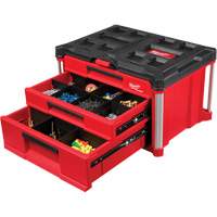 PackOut™ 3-Drawer Tool Box, 22-1/5" W x 14-3/10" H, Red UAW032 | Action Paper
