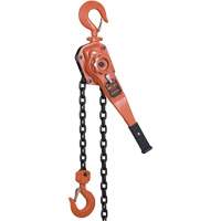 KLP Series Lever Chain Hoists, 10' Lift, 6000 lbs. (3 tons) Capacity, Steel Chain UAW098 | Action Paper