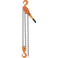 KLP Series Lever Chain Hoists, 5' Lift, 12000 lbs. (6 tons) Capacity, Steel Chain UAW101 | Action Paper