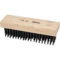 6SB Brosse &agrave; r&eacute;curer manuelle, Acier au carbone, 6 x 19 rangs de fils, Longueur 7-1/4" Action Paper