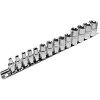 SS314TS  Jeu de douilles externes standards, Torx, Prise 1/2"/1/4"/3/8", 14 mr Action Paper