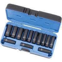 PS1338DM Jeux - douilles, 13 Mcx, Chocs, Prise de 3/8", Profond Action Paper