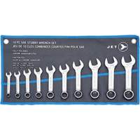 SCWS-10S Stubby Wrench Sets, Combination, 10 Pieces, Imperial Action Paper