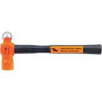 UBP-4814 Marteaux &agrave; panne sph&eacute;rique avec manche indestructible, Poids de la t&ecirc;te 48 oz Action Paper