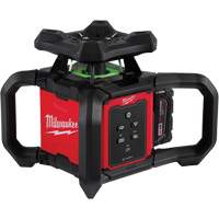 M18™ Green Interior Rotary Laser Level Kit with Remote/Receiver & Wall Mount Bracket, 1000' (304.8 m) UAW813 | Action Paper
